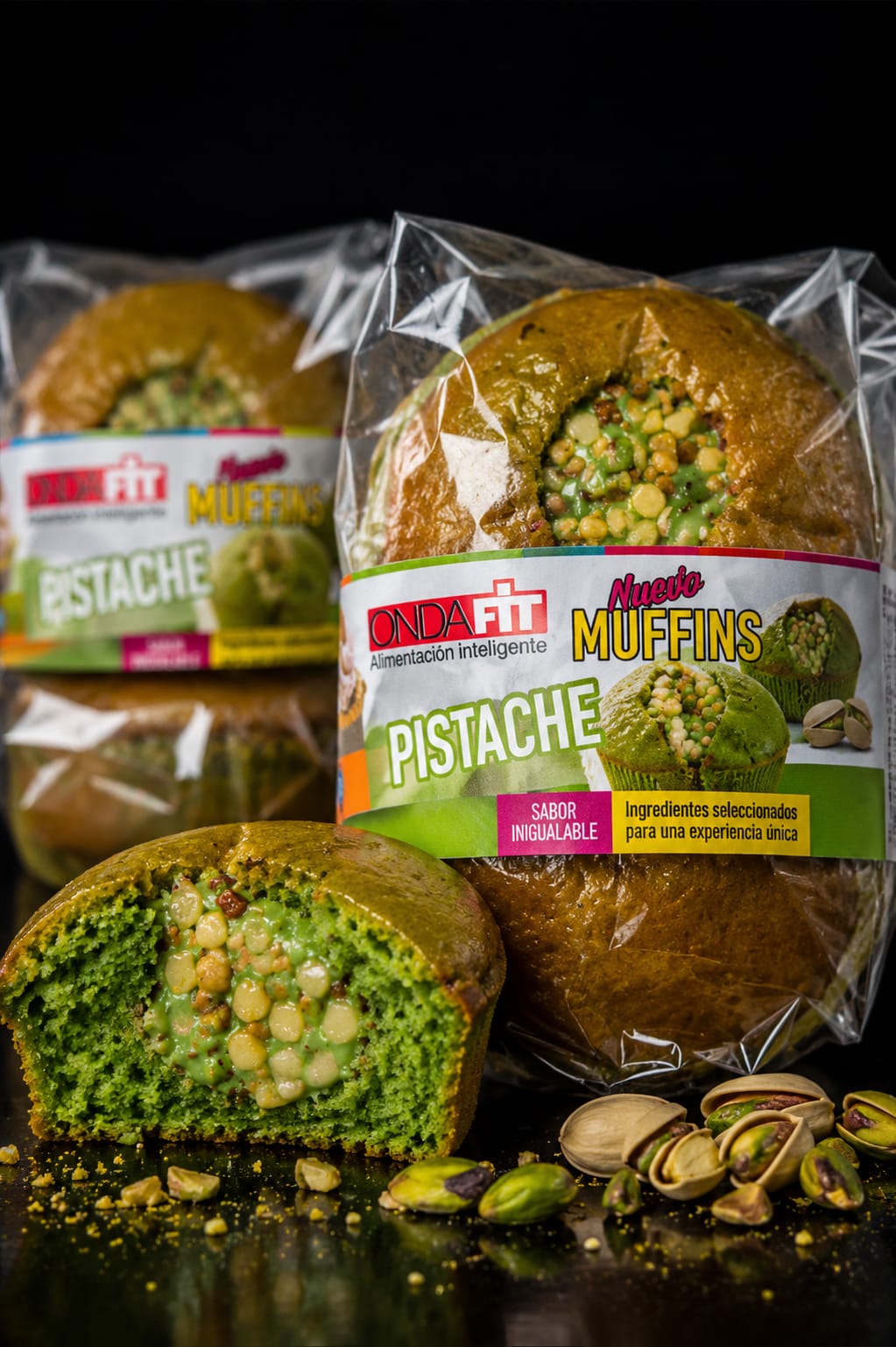 MUFFINS PROTEICO PISTACHE X6